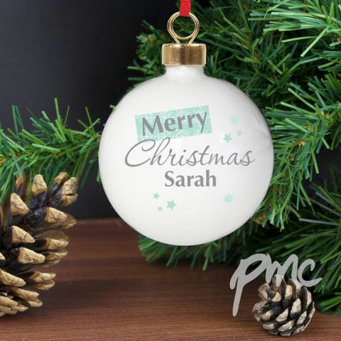 Personalised Snowflake Bauble