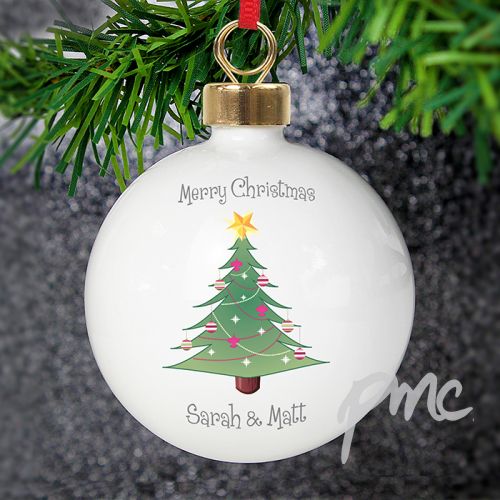 Personalised Christmas Tree Bauble