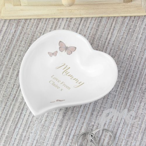Personalised Secret Garden Ceramic Ring Dish