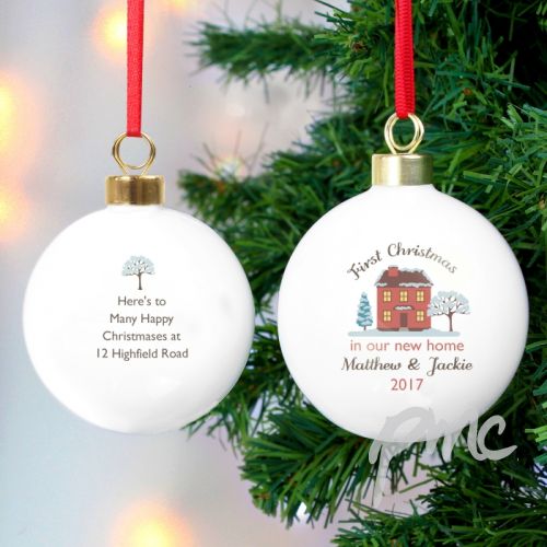 Personalised Cosy Christmas Bauble