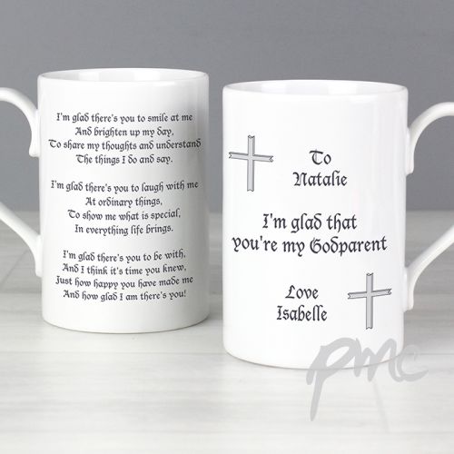 Personalised Godparent Slim Mug