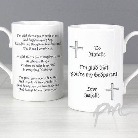 Personalised Godparent Slim Mug
