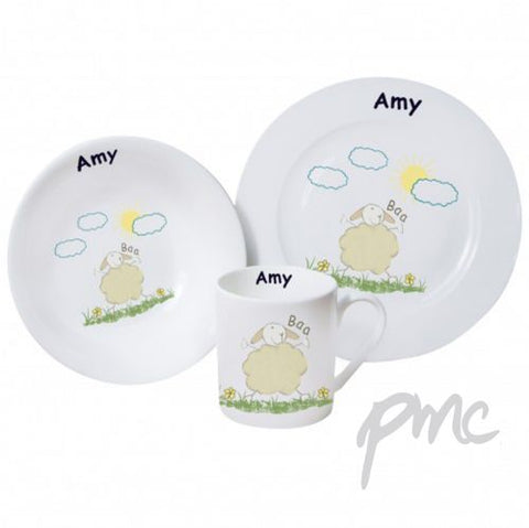 Personalised Baa Breakfast set
