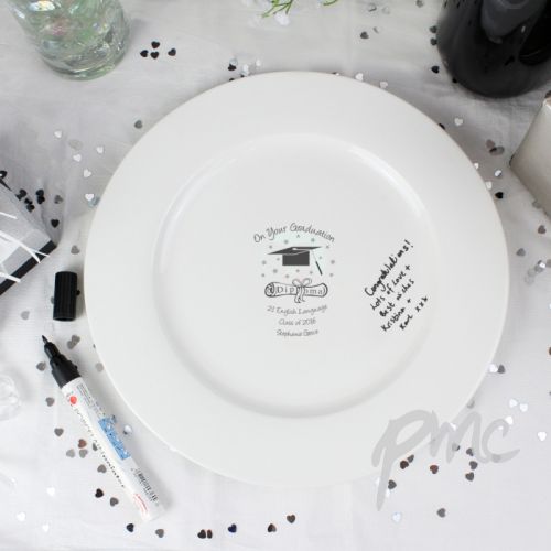 Personalised Graduation Message Plate