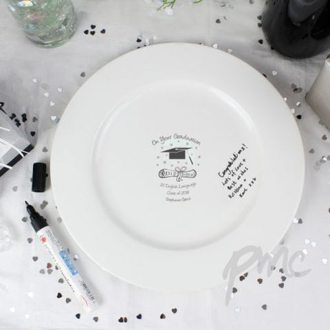 Personalised Graduation Message Plate