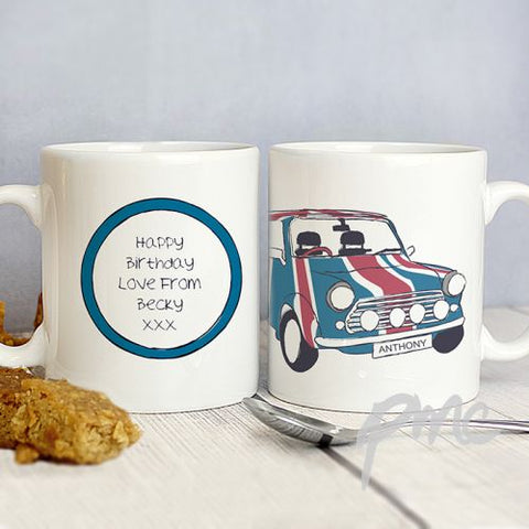 Personalised Mini Union Jack Mug