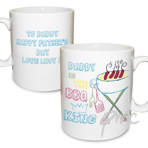 Personalised BBQ King Mug