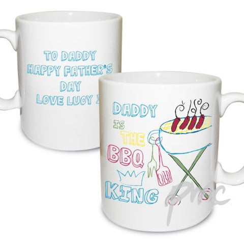 Personalised BBQ King Mug
