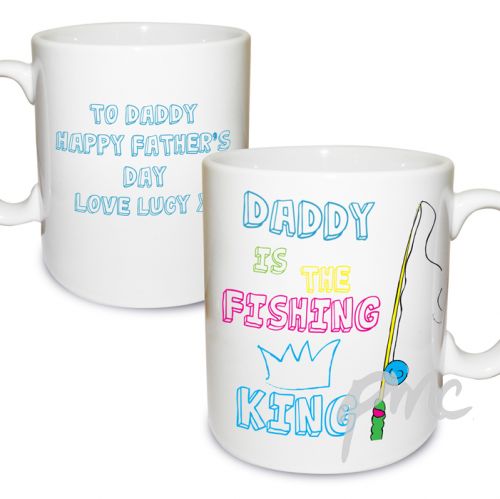 Personalised Fishing King Mug