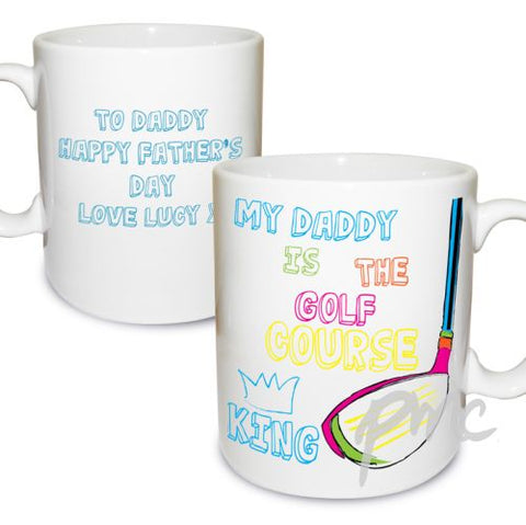 Personalised Golf Course King Mug