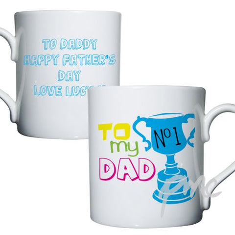 Personalised To My No1 Dad Mug