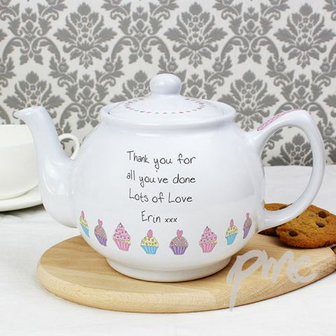 Personalised Cupcake Teapot