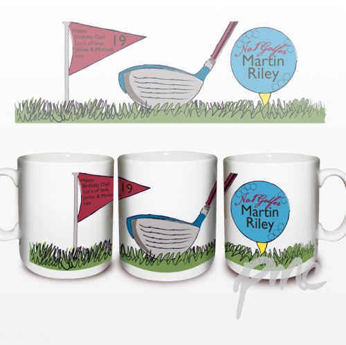 Personalised No1 Golfer Mug