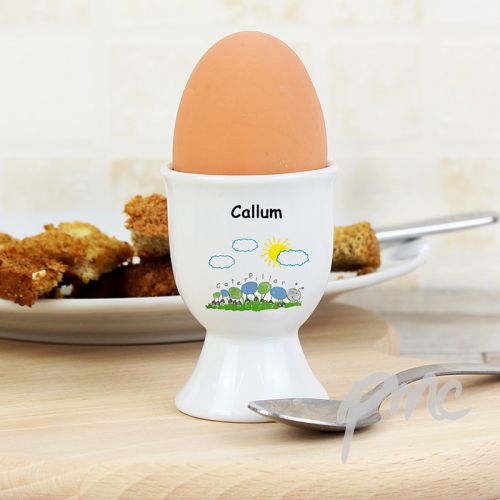 Personalised Caterpillar Egg Cup