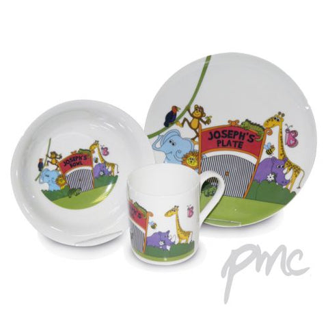 Personalised Zoo Breakfast Set