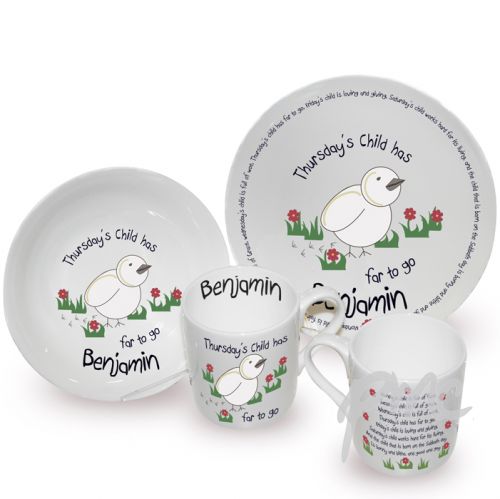 Personalised Thursdays Child Breakfast Set