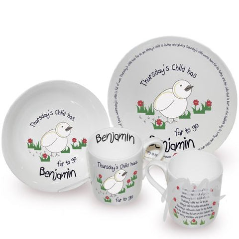 Personalised Thursdays Child Breakfast Set