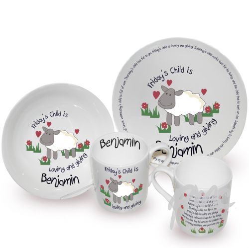 Personalised Fridays Child Breakfast Set