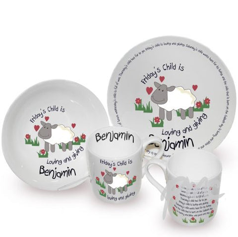 Personalised Fridays Child Breakfast Set