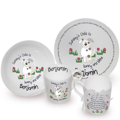 Personalised Sundays Child Breakfast Set