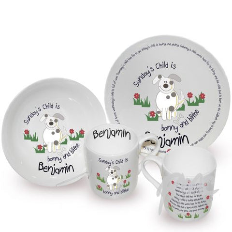 Personalised Sundays Child Breakfast Set