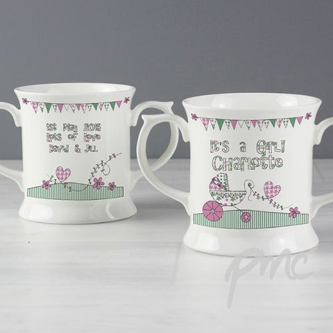 Personalised Whimsical Pram Loving Mug