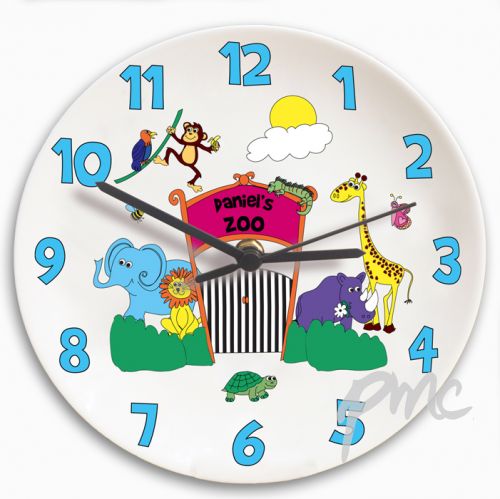 Personalised Zoo Clock