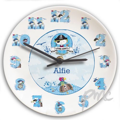 Personalised Pirate Letter Clock