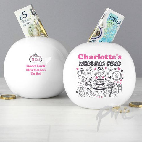 Personalised Wedding Money Box