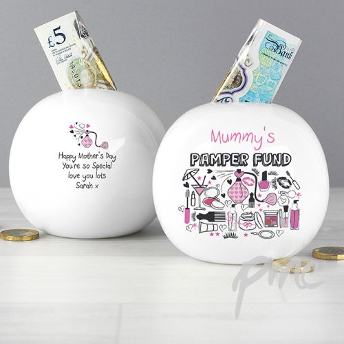 Personalised Pamper Money Box