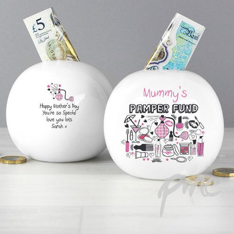 Personalised Pamper Money Box
