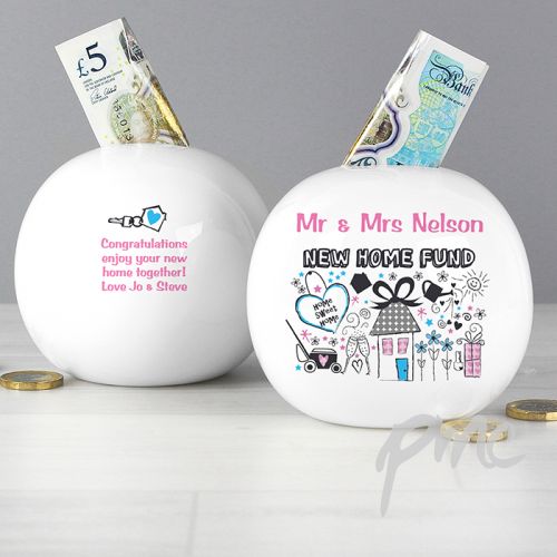 Personalised New Home Money Box