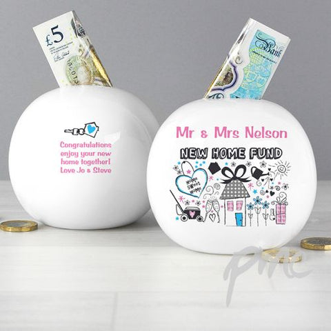 Personalised New Home Money Box