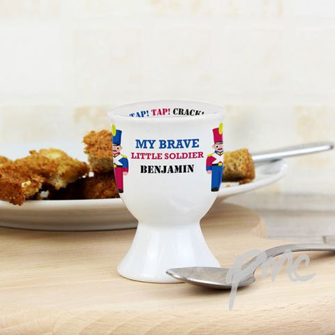 Personalised Soldier Egg Cup
