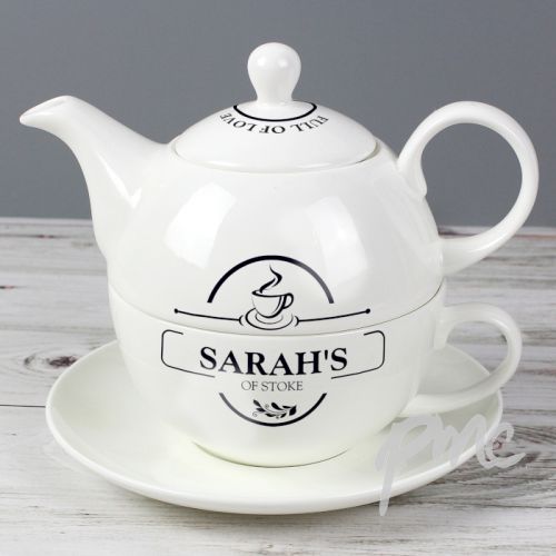 Personalised Full of Love Tea for One