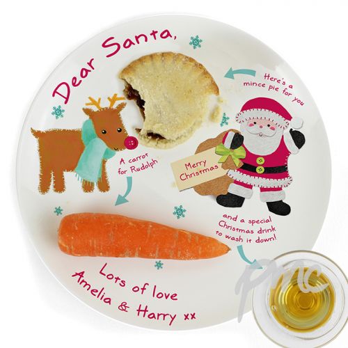 Personalised Felt Stitch Friends Mince Pie Plate