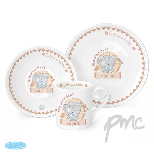 Personalised Tiny Tatty Teddy Breakfast Set