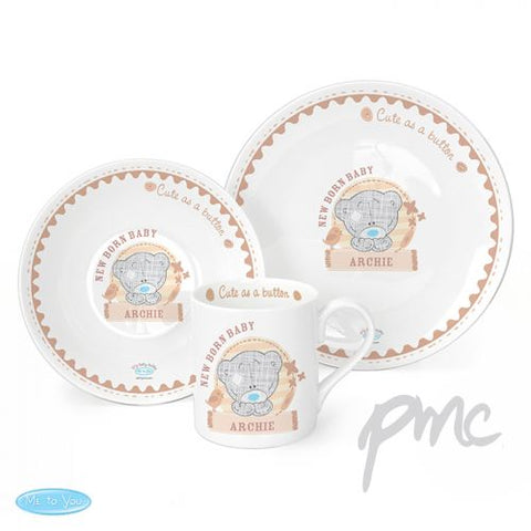 Personalised Tiny Tatty Teddy Breakfast Set