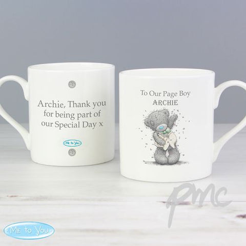 Personalised Me To You Male Wedding Balmoral Mug