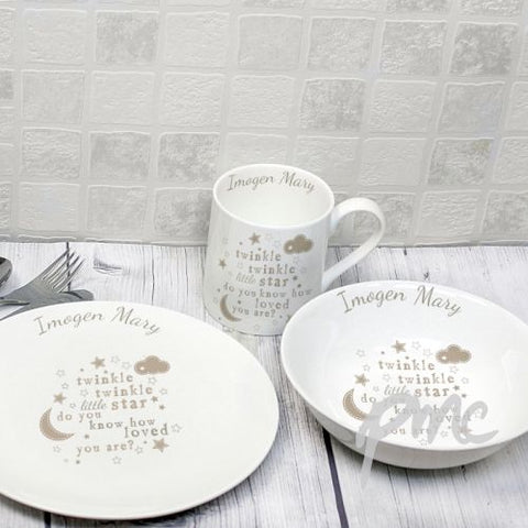 Personalised Twinkle Twinkle Breakfast Set