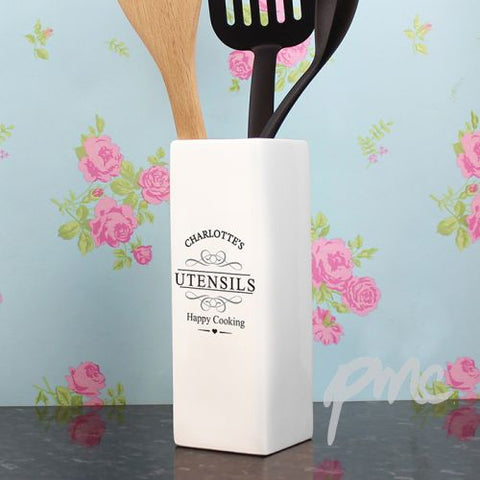 Personalised Utensils Pot