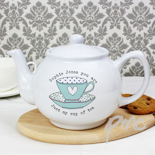 Personalised Vintage Tea Cup Teapot