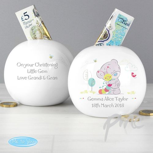 Personalised Tiny Tatty Teddy Cuddle Bug Money Box