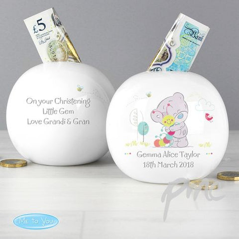 Personalised Tiny Tatty Teddy Cuddle Bug Money Box
