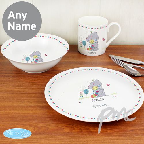 Personalised Tiny Tatty Teddy Cuddle Bug Breakfast Set