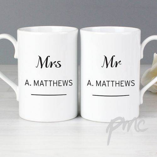 Personalised Classic Mug Set
