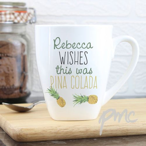 Personalised Pineapple Latte Mug