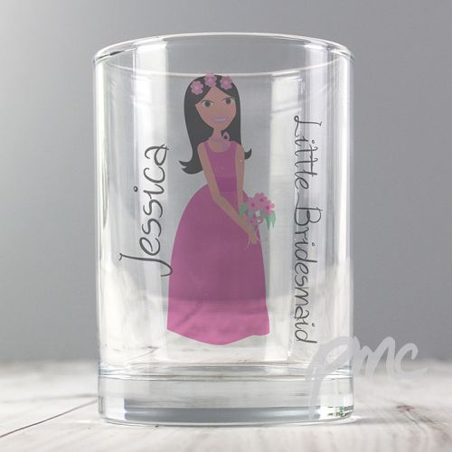 Personalised Fabulous Little Bridesmaid Juice Glass