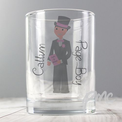 Personalised Fabulous Page Boy Juice Glass