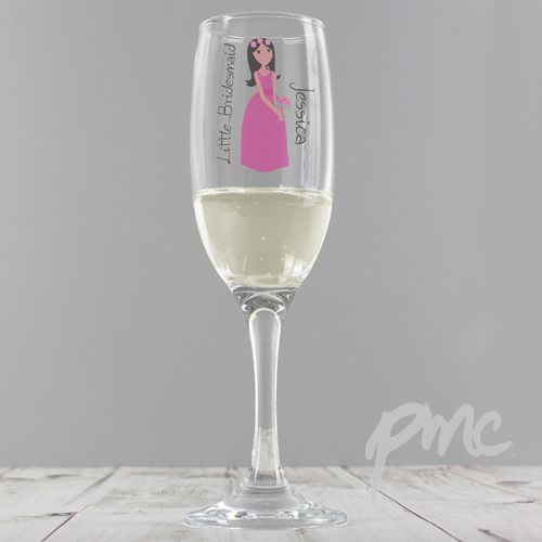 Personalised Fabulous Little Bridesmaid Flute